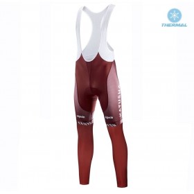 Collant à Bretelles 2019 Team Katusha Alpecin Hiver Thermal Fleece N001